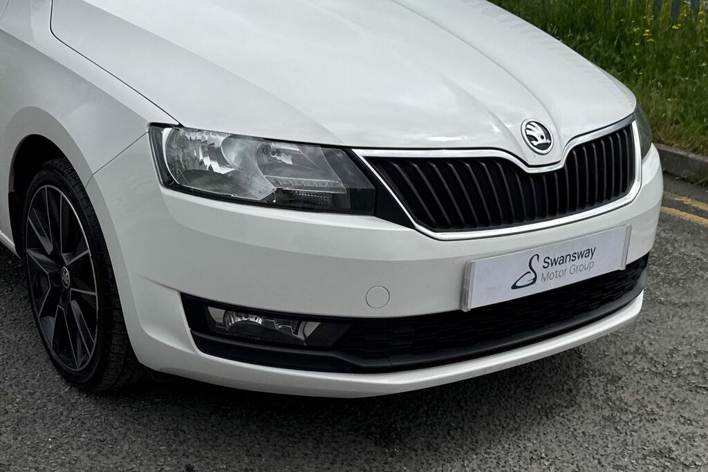 Skoda Rapid Spaceback Spaceback 1.4 Tdi Se Tech Dsg Euro 6 Ss White #8