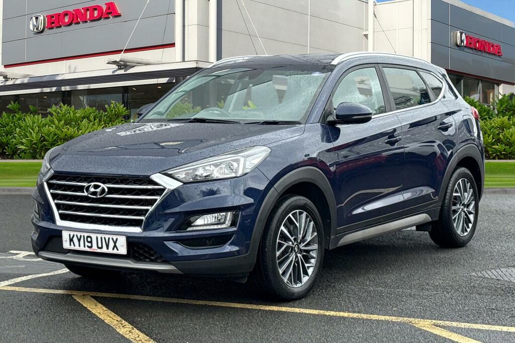 Hyundai Tucson 1.6 Tgdi 177 Premium 2Wd KY19UVX Blue #6