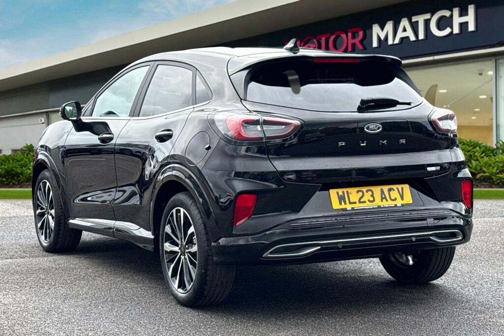 Ford Puma 1.0T Ecoboost Mhev St-line Vignale Euro 6 Ss WL23ACV Black #2
