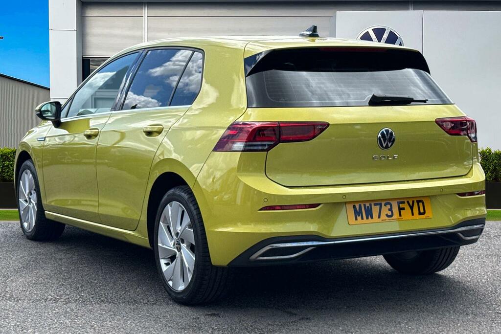 Volkswagen Golf 1.5 Tsi Style 1 Year Vw Warranty MW73FYD Yellow #2