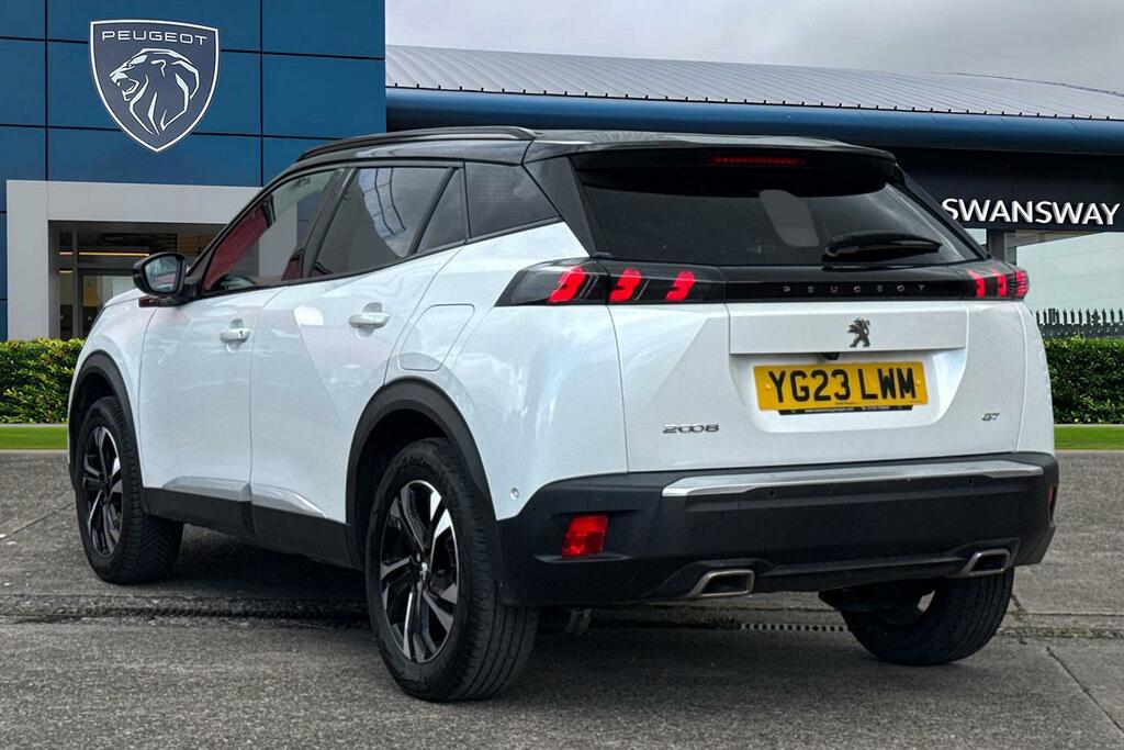Peugeot 2008 1.2 Puretech Gt Eat Euro 6 Ss YG23LWM White #2