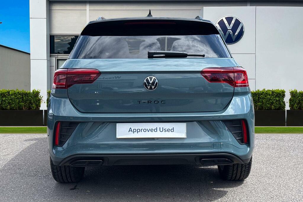 Volkswagen T-Roc 1.5 Tsi Black Edition Plus Panoramic Sunroof, DA75PYU Blue #4