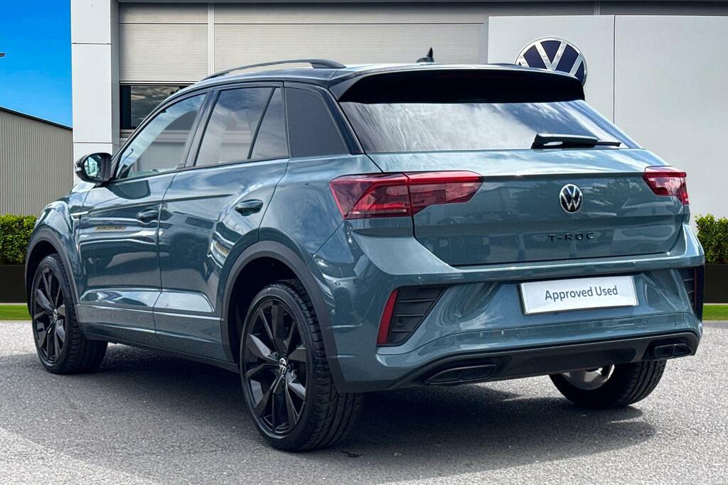 Volkswagen T-Roc 1.5 Tsi Black Edition Plus Panoramic Sunroof, DA75PYU Blue #2