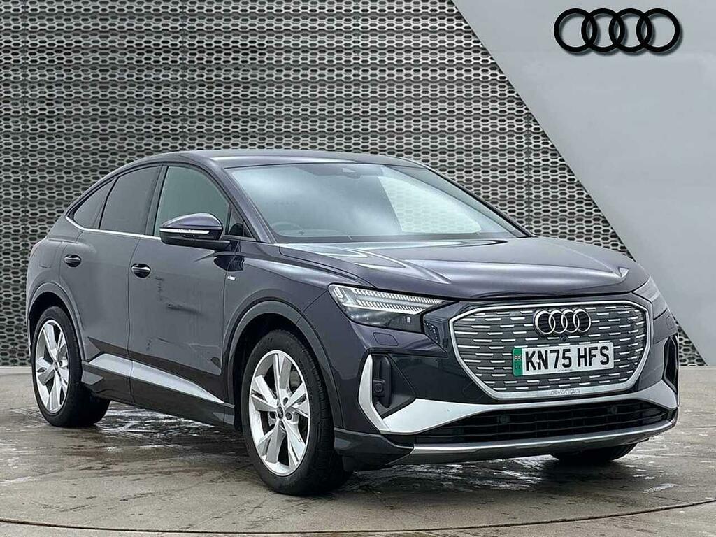 Audi Q4 E Tron Q4 Sportback S Line 40 E-tron 150,00 Kw Purple