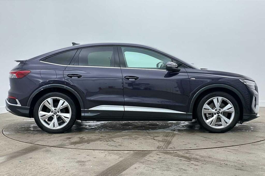 Audi Q4 E Tron Q4 Sportback S Line 40 E-tron 150,00 Kw Purple #4