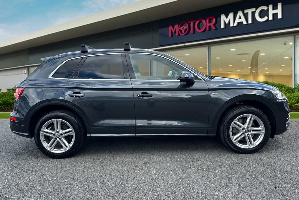 Audi Q5 2.0 Tfsi S Line S Tronic Quattro Euro 6 Ss SE18YLV Grey #3