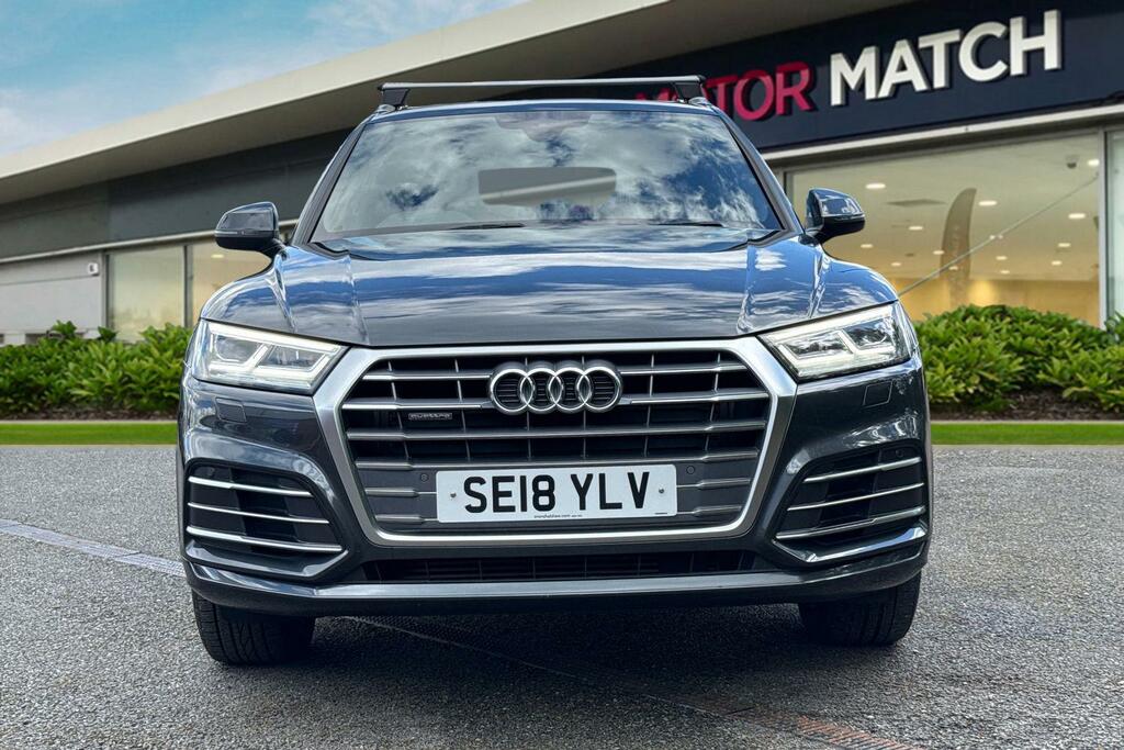 Audi Q5 2.0 Tfsi S Line S Tronic Quattro Euro 6 Ss SE18YLV Grey #5