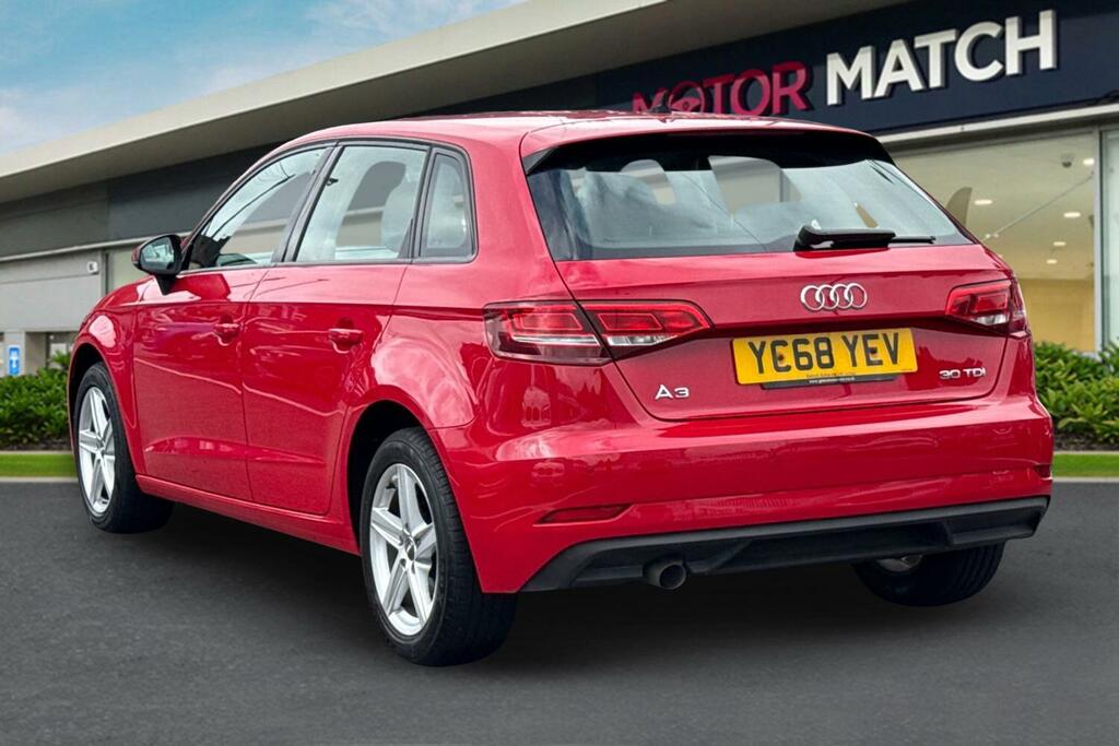 Audi A3 1.6 Tdi 30 Se Technik Sportback S Tronic Euro 6 S Red #2
