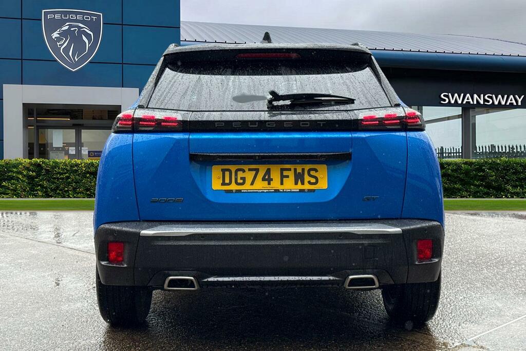 Peugeot 2008 1.2 Puretech Gt Eat Euro 6 Ss DG74FWS Blue #4