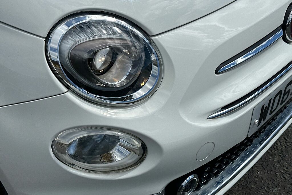 Fiat 500 Pop White #8