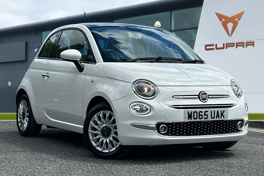 Fiat 500 1.2 Lounge Euro 6 Ss White