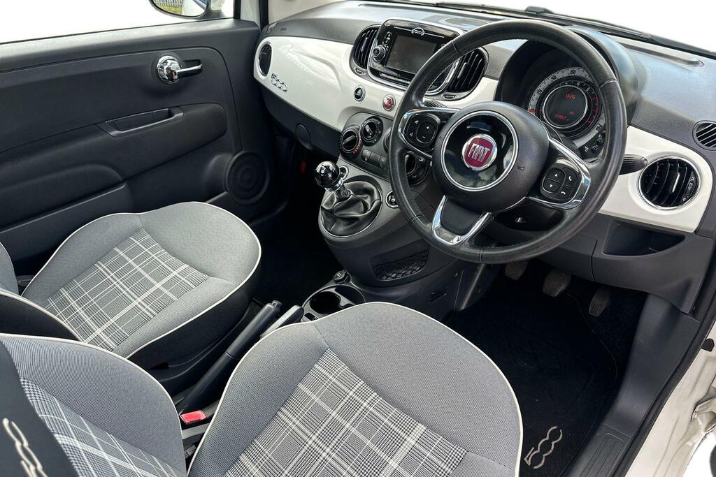 Fiat 500 Pop White #13