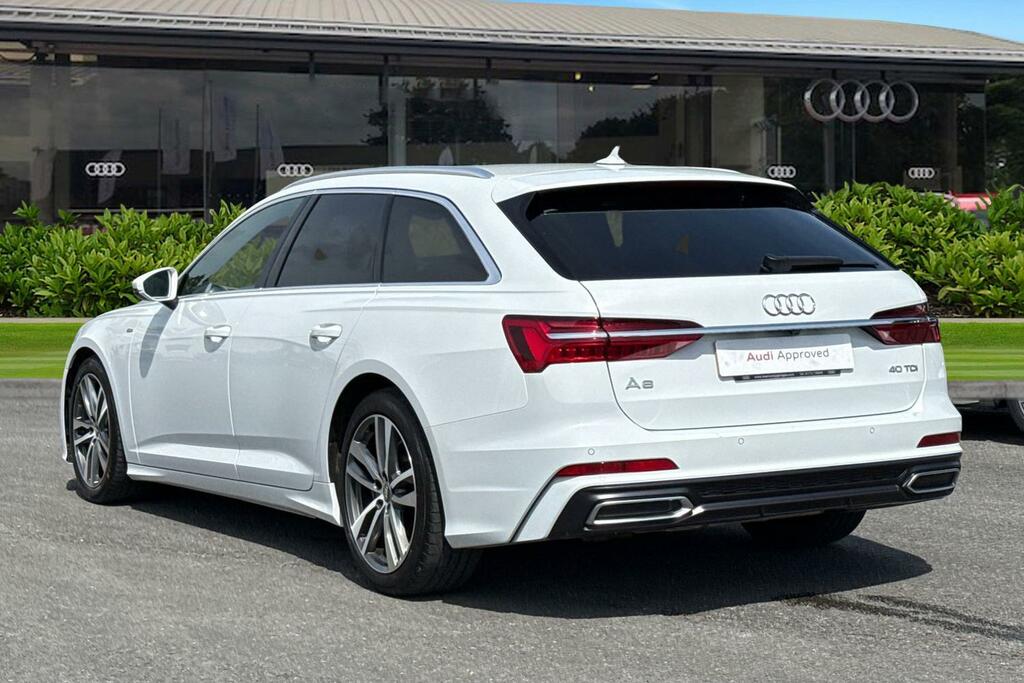 Audi A6 40 Tdi S Line S Tronic White #2