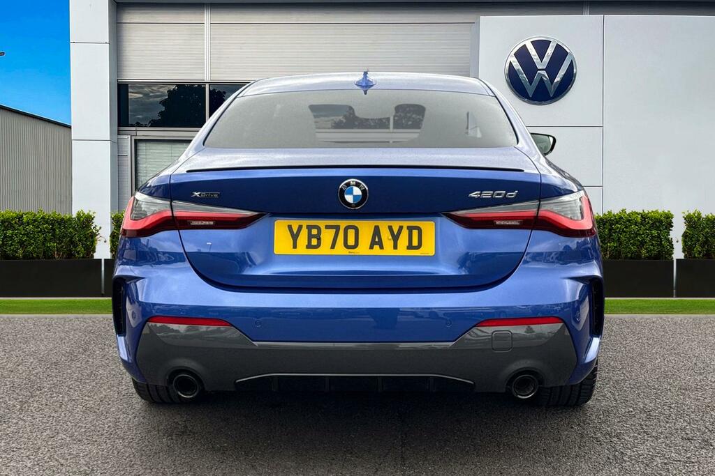 BMW 4 Series Gran Coupe 2.0 420D Mht M Sport Coupe Hybrid Blue #4