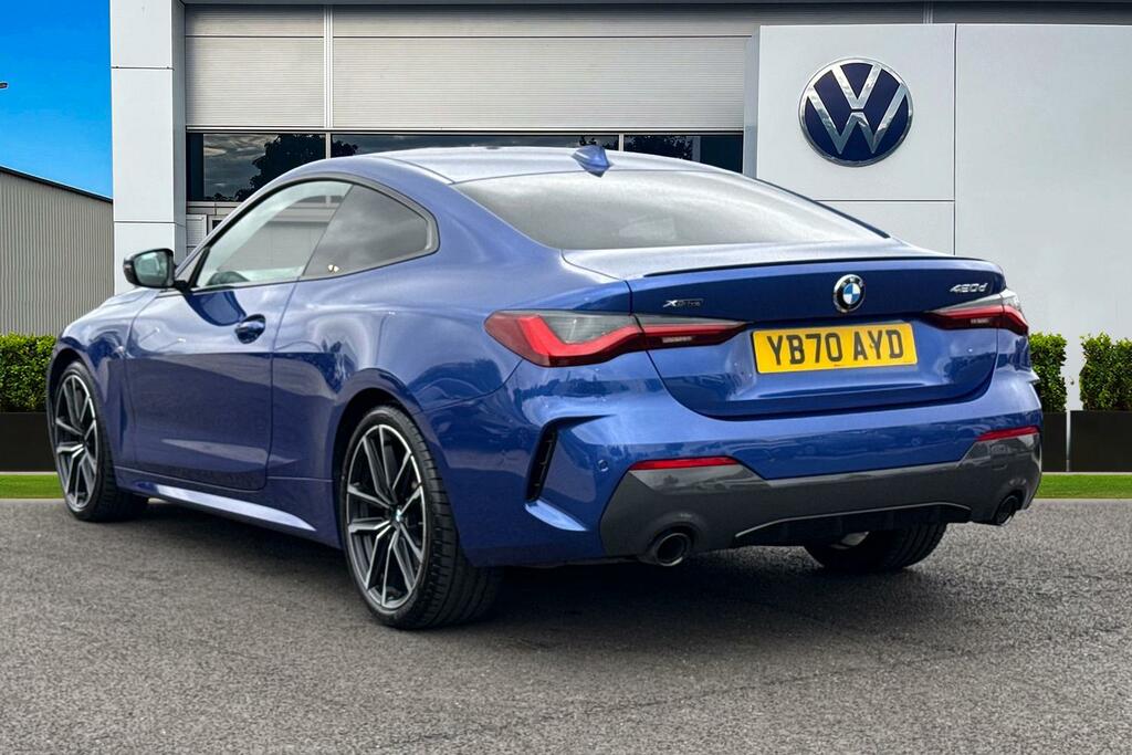 BMW 4 Series Gran Coupe 2.0 420D Mht M Sport Coupe Hybrid Blue #2