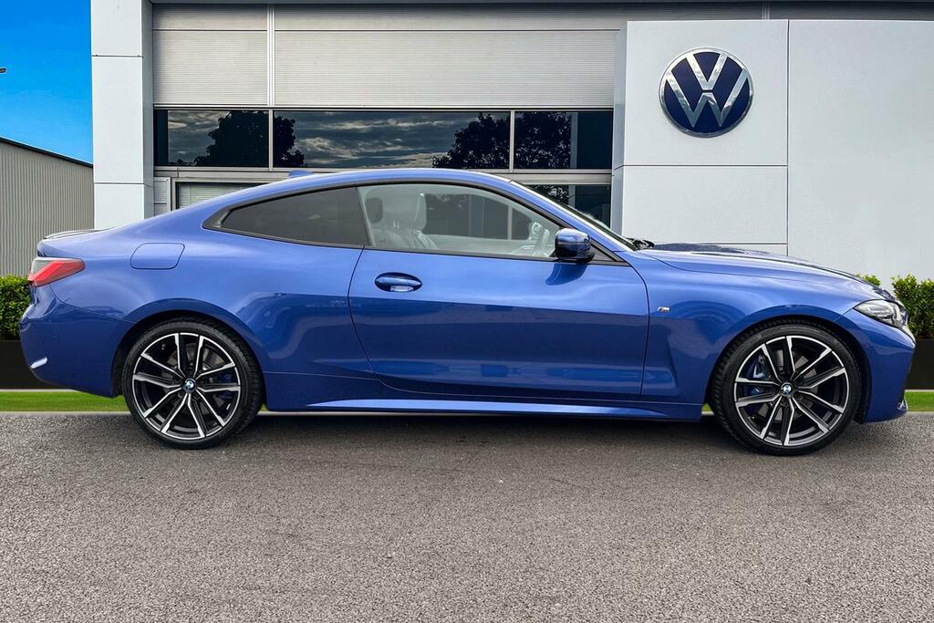 BMW 4 Series Gran Coupe 2.0 420D Mht M Sport Coupe Hybrid Blue #3