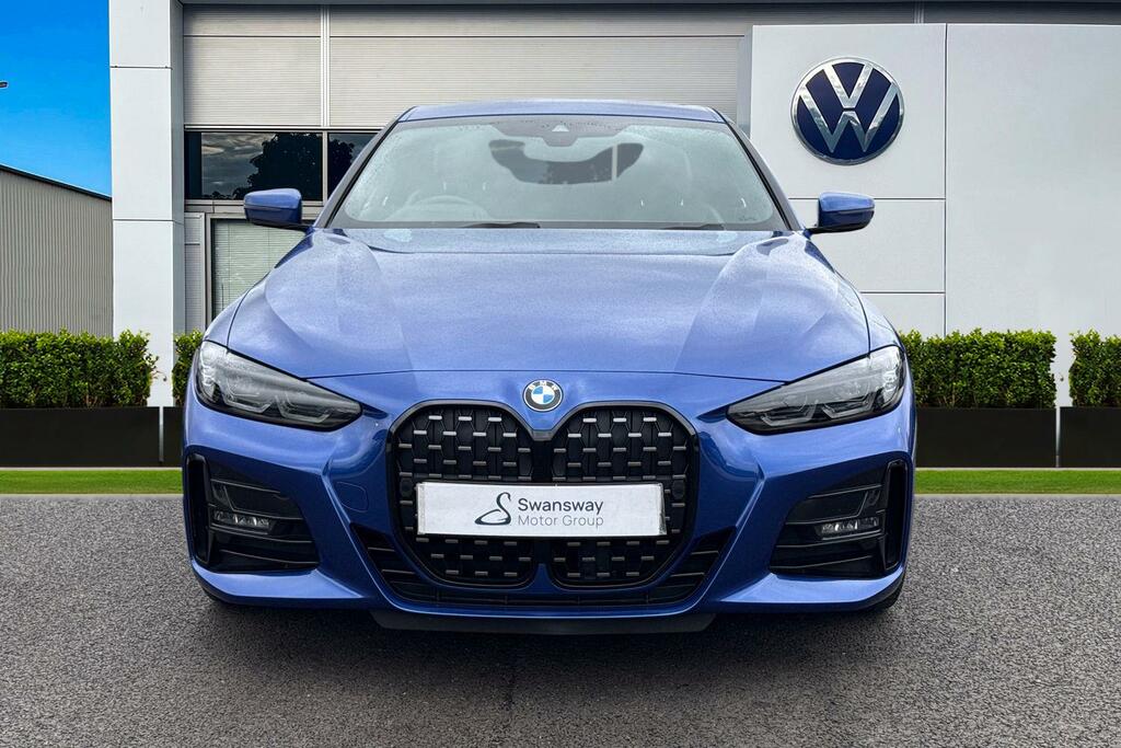 BMW 4 Series Gran Coupe 2.0 420D Mht M Sport Coupe Hybrid Blue #5