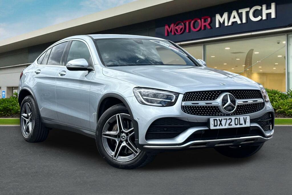 Mercedes-Benz GLC Class 2.0 Glc220d Amg Line Coupe G-tronic 4Matic Euro 6 DX72OLV Silver