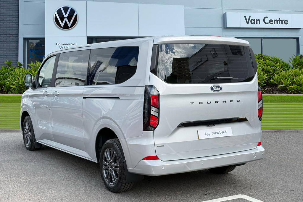 Ford Tourneo Custom 2.5 Phev 232Ps L2 Lwb Titanium 9 Seater Silver #2