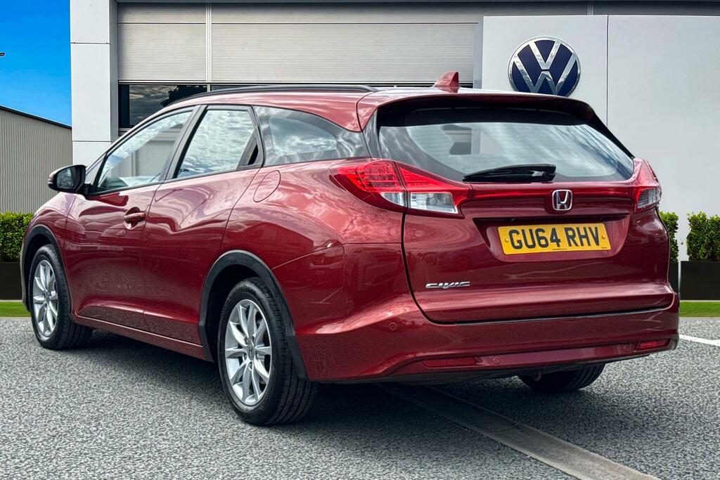 Honda Civic 1.6 I-dtec Se Plus Tourer Euro 5 Ss Red #2