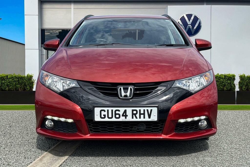 Honda Civic 1.6 I-dtec Se Plus Tourer Euro 5 Ss Red #5