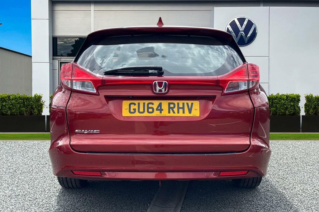 Honda Civic 1.6 I-dtec Se Plus Tourer Euro 5 Ss Red #4