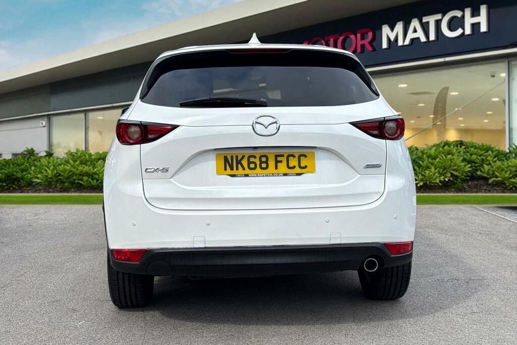 Mazda CX-5 2.2 Skyactiv-d Sport Nav Euro 6 Ss White #4