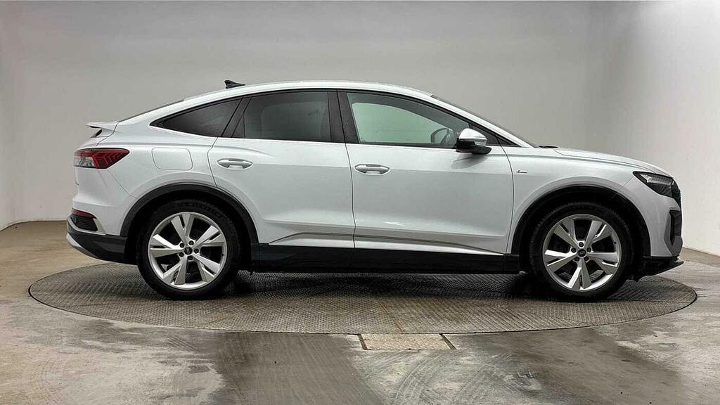 Audi Q4 E Tron Q4 Sportback S Line 40 E-tron 150,00 Kw White #4