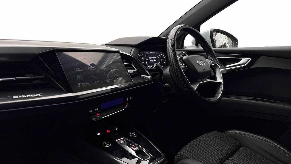 Audi Q4 E Tron Q4 Sportback S Line 40 E-tron 150,00 Kw White #2