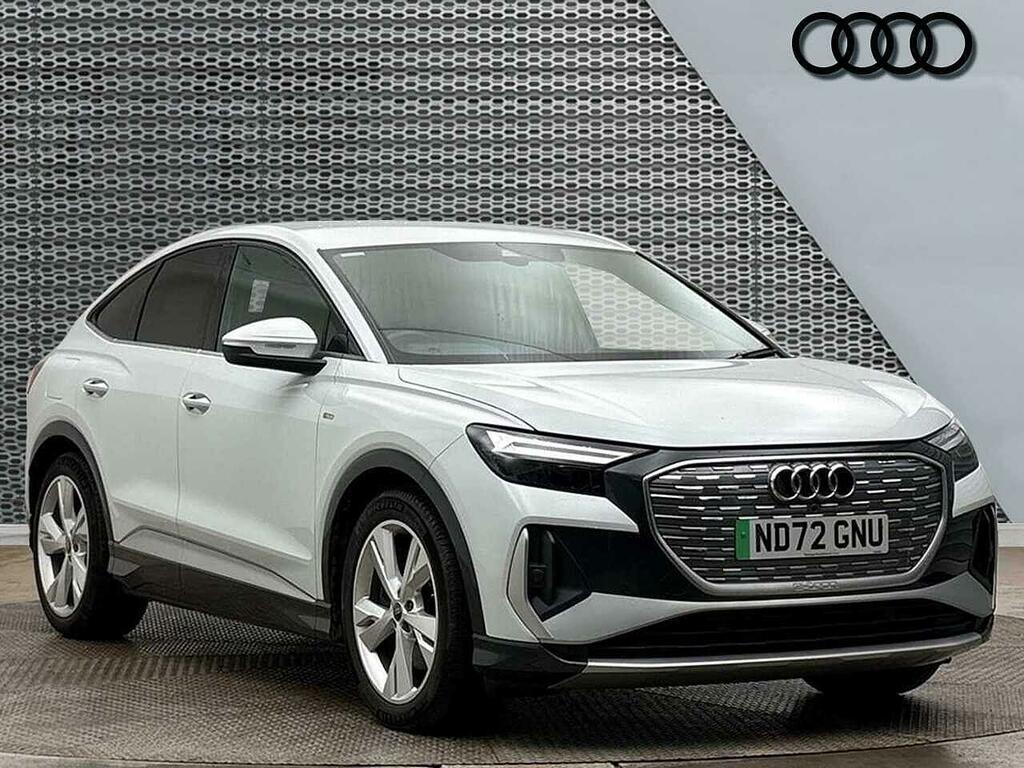 Audi Q4 E Tron Q4 Sportback S Line 40 E-tron 150,00 Kw White