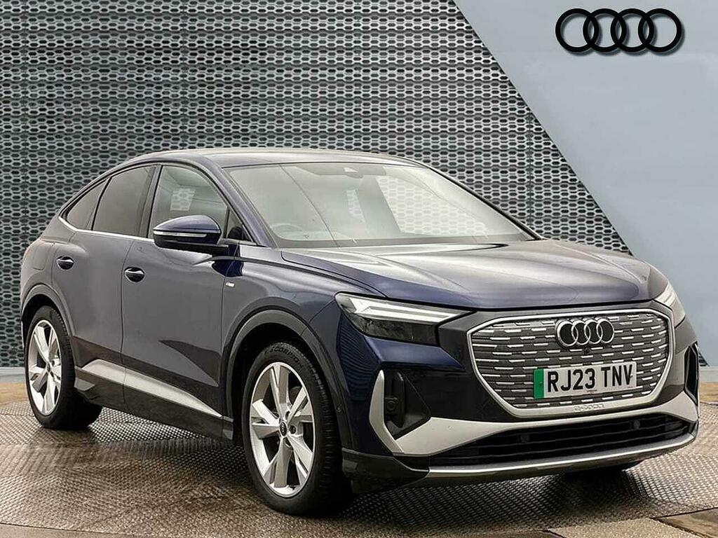 Audi Q4 E Tron Q4 Sportback S Line 35 E-tron 125,00 Kw Blue