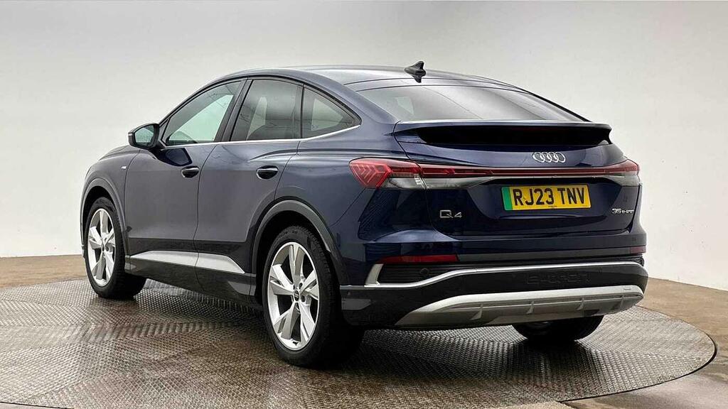 Audi Q4 E Tron Q4 Sportback S Line 35 E-tron 125,00 Kw Blue #3