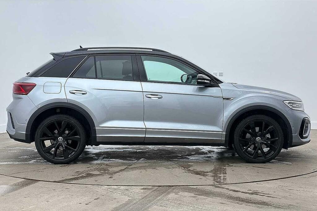 Volkswagen T-Roc 1.5 Tsi Black Edition Plus Dsg Tailg Silver #4