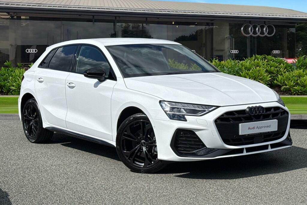 Audi A3 Black Edition 40 Tfsi E 204 Ps S Tronic White