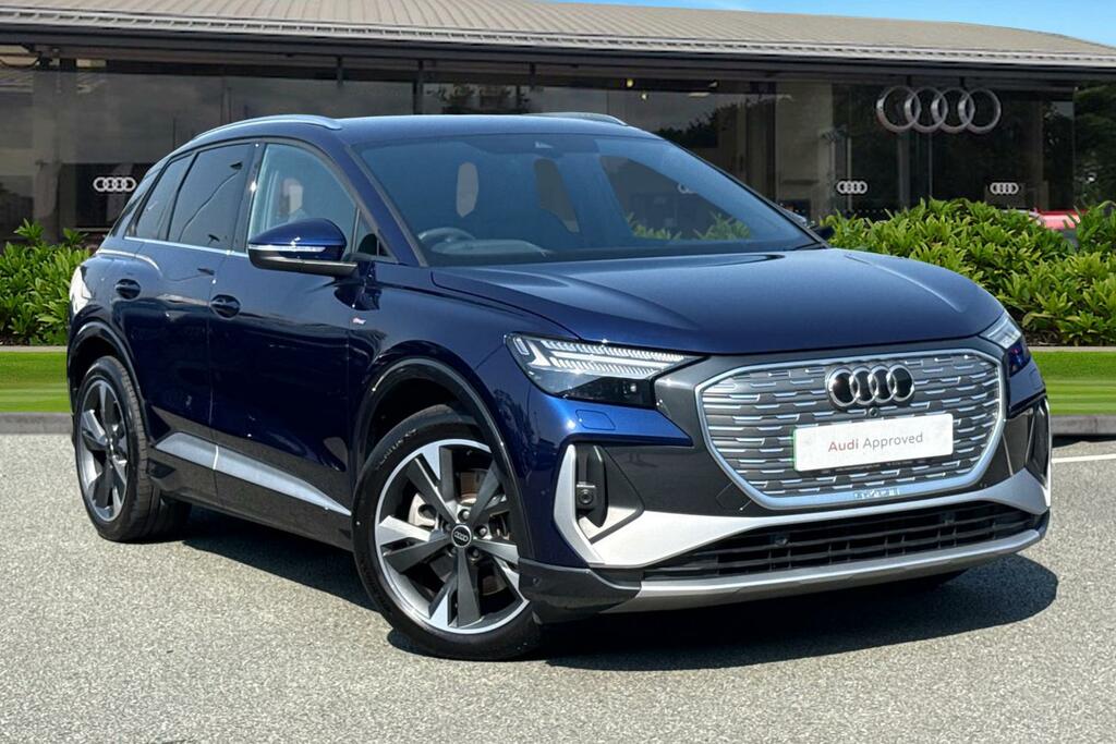 Audi Q4 E Tron Q4 S Line 45 E-tron 210,00 Kw AK74XHD Blue