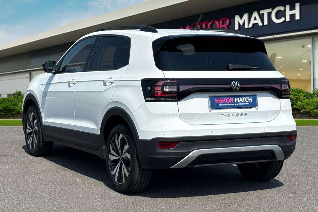 Volkswagen T-Cross 1.0 Tsi Black Edition White #2