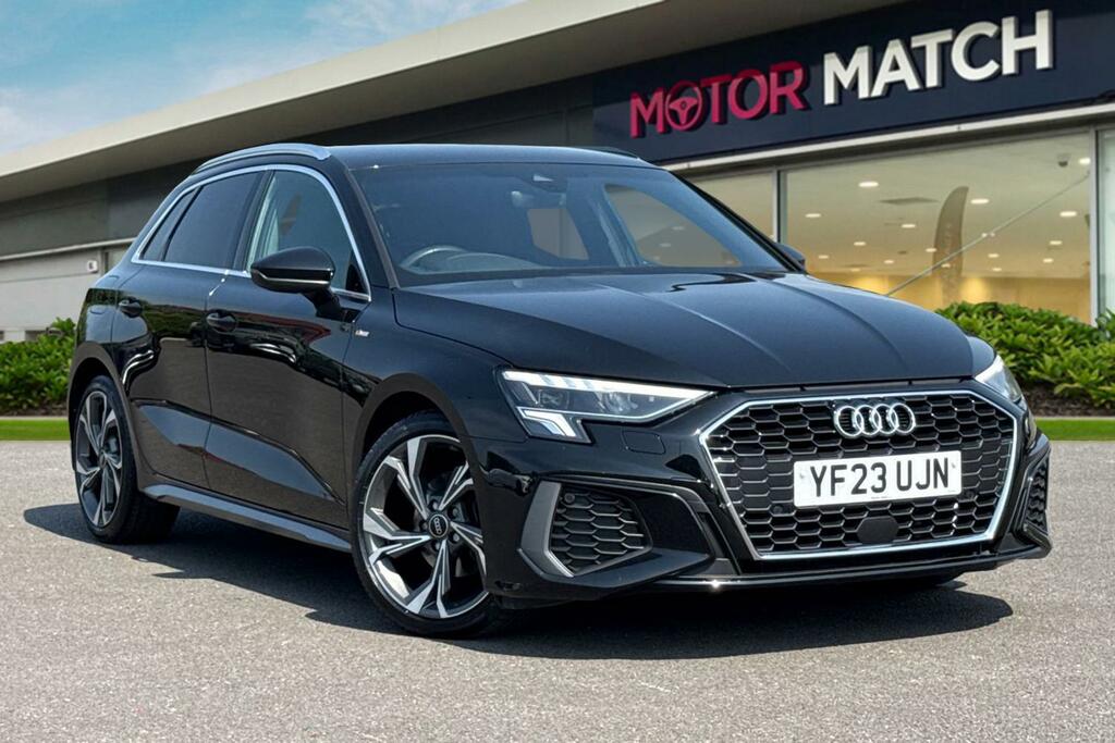 Audi A3 1.0 Tfsi 30 S Line Sportback S Tronic Euro 6 Ss Black