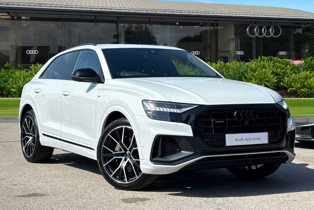 Audi Q8 Black Edition 55 Tfsi Quattro 340 Ps Tiptronic White