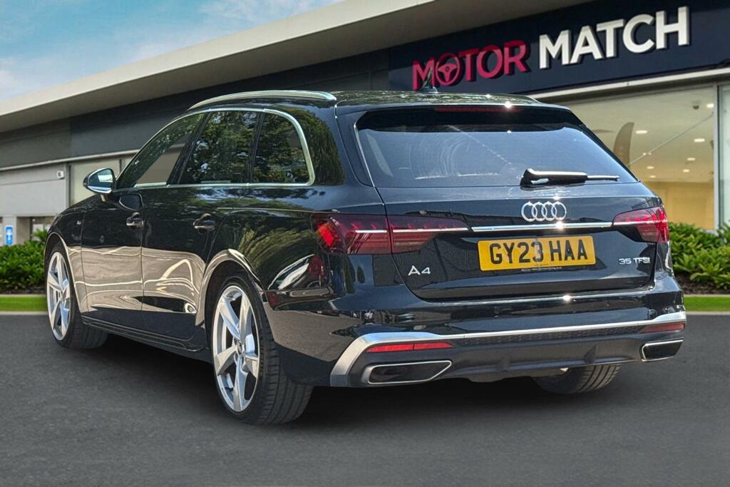 Audi A4 Avant 2.0 Tfsi 35 S Line S Tronic Euro 6 Ss GY23HAA Black #2