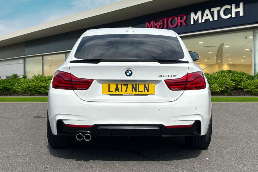 BMW 4 Series Gran Coupe 2.0 420D M Sport Euro 6 Ss White #4