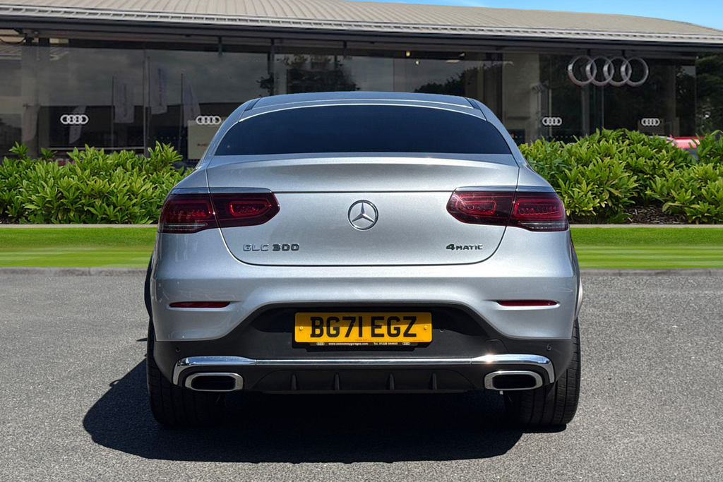 Mercedes-Benz GLC Class 2.0 Glc300h Mhev Amg Line Premium Coupe G-tronic Silver #4