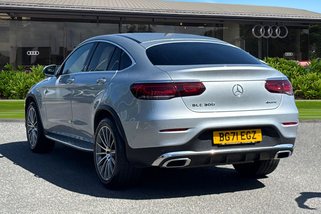 Mercedes-Benz GLC Class 2.0 Glc300h Mhev Amg Line Premium Coupe G-tronic Silver #2