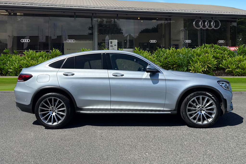 Mercedes-Benz GLC Class 2.0 Glc300h Mhev Amg Line Premium Coupe G-tronic BG71EGZ Silver #3