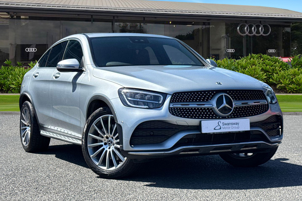 Mercedes-Benz GLC Class 2.0 Glc300h Mhev Amg Line Premium Coupe G-tronic BG71EGZ Silver