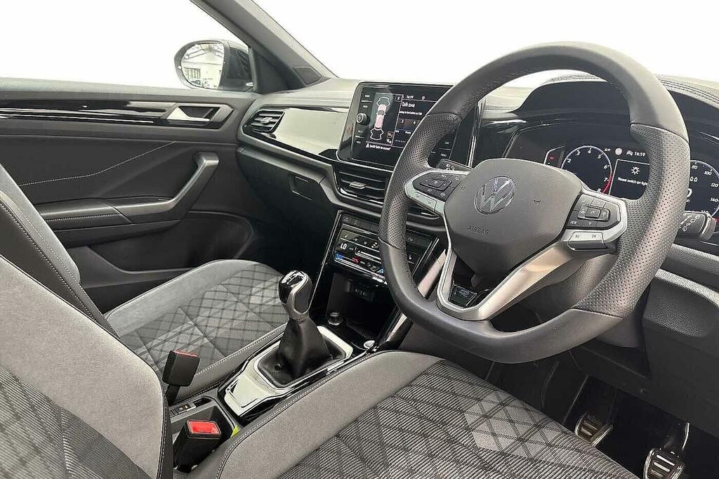 Volkswagen T-Roc 1.5 Tsi Black Edition Plus Sunroof, Led Matri Silver #6