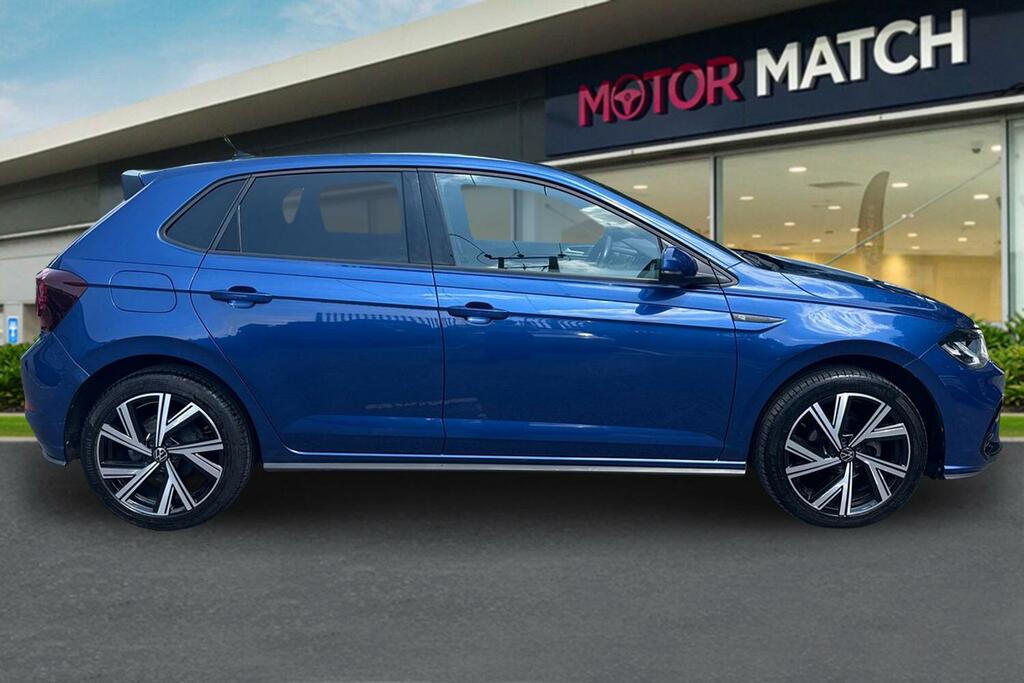 Volkswagen Polo 1.0 Tsi R-line Euro 6 Ss Blue #3