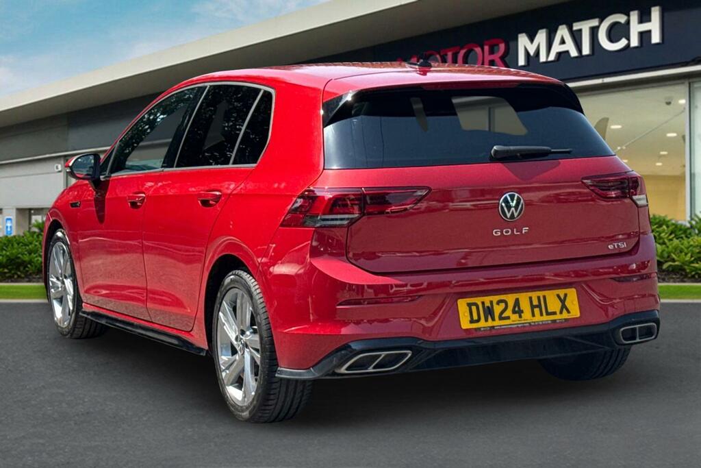Volkswagen Golf 1.5 Etsi Mhev R-line Dsg Euro 6 Ss DW24HLX Red #2