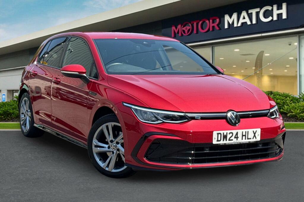 Volkswagen Golf 1.5 Etsi Mhev R-line Dsg Euro 6 Ss Red