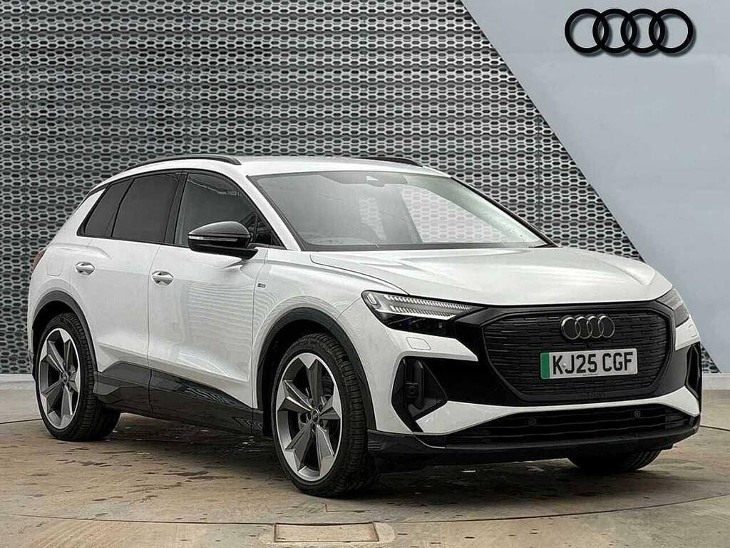 Audi Q4 E Tron Q4 Black Edition 45 E-tron 210,00 Kw White