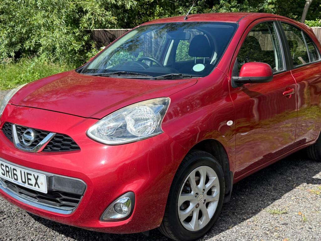 Nissan Micra 1.2 Acenta Euro 6 Red #3
